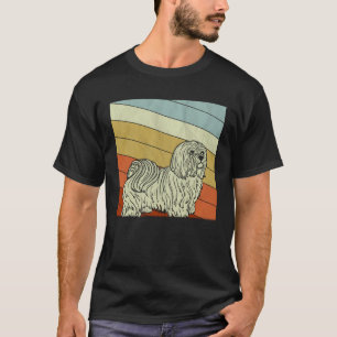 T-shirt Chien maltais vintage pour garçons Filles Chien ma