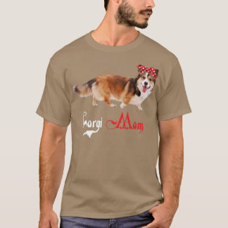 T-shirt Chien Mama chiot maman Corgi