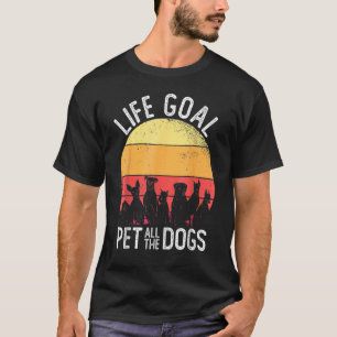 T-shirt Chien Maman Chien Propriétaire Vie Objectif Animau