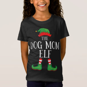 T-Shirt Chien Maman Elf Groupe de jumelage Xmas Funny Fami