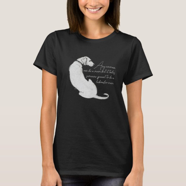 T-shirt Chien Maman Labrador (Devant)