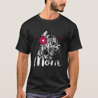 T-shirt Chien Maman Manche Courte Pour La Fête Des Mères