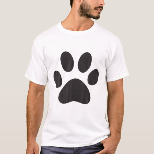 T-shirt Chien Maman Papa Chiot Aimer Chiens Empreinte de p