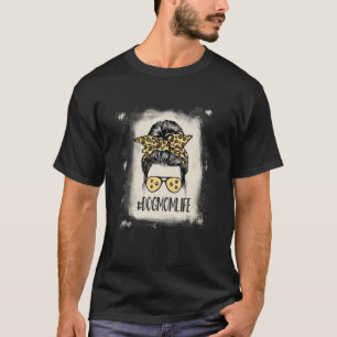 T-shirt Chien Maman Vie Messager Bun Leopard Bleached Funn