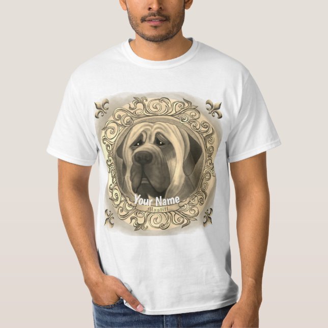 T-shirt Chien Mastiff (Devant)