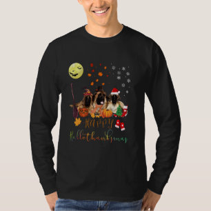 T-shirt Chien Mastiff anglais Hallothanksmas Famille Xm