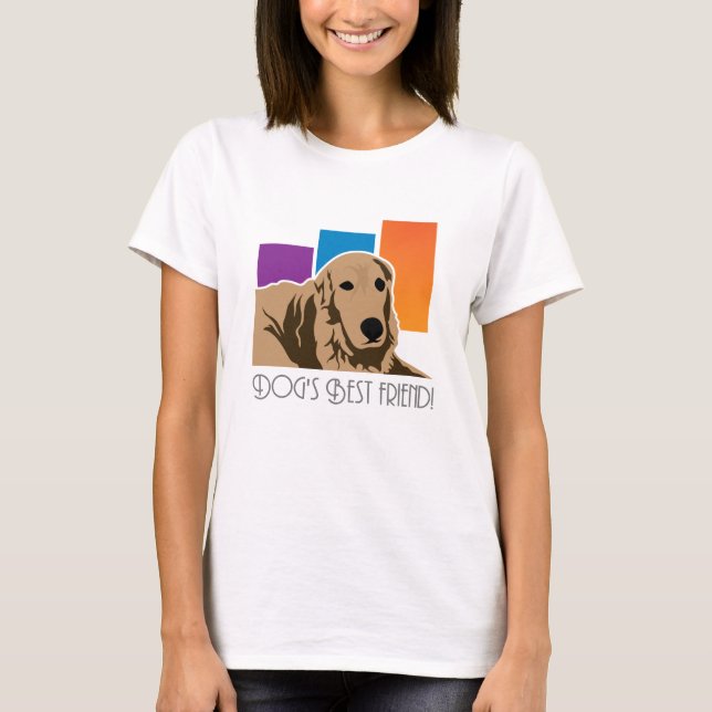 T-shirt chien meilleur ami (Devant)