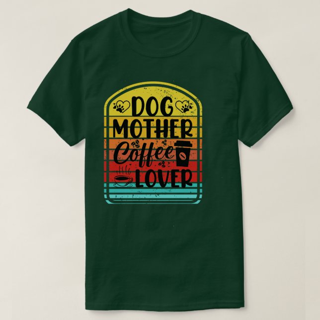 T-SHIRT CHIEN MÈRE AMOUREUX DU COFFRE 6 (Design devant)