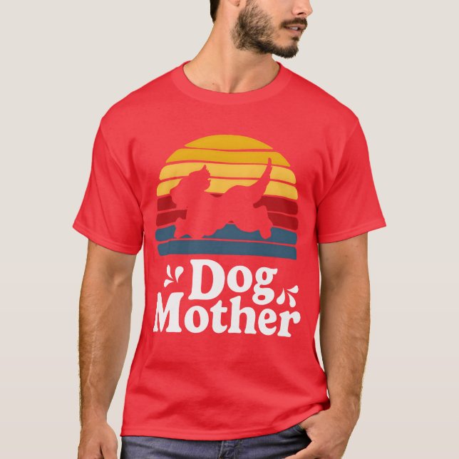 T-shirt Chien mère Rétroype drôle (Devant)