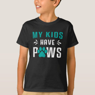 T-shirt Chien Mes enfants ont des chiens Chiens Chien Chie