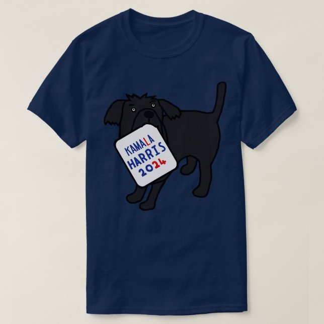 T-shirt Chien mignon avec Kamala 2024 (Design devant)