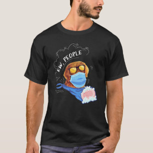 T-shirt Chien mignon, Chien Qui Porte Un Masque