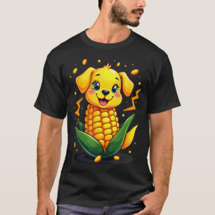 T-shirt Chien Mignon Corn Dog Fermier Corndog Halloween