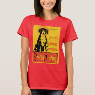 T-shirt Chien mignon de chien de montagne d'Entlebucher