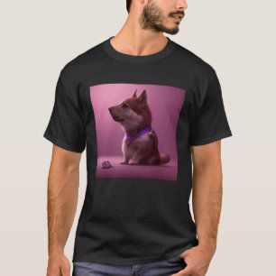 T-shirt Chien Mignon et Fluffy Shiba Inu Husky Sheepdog Be