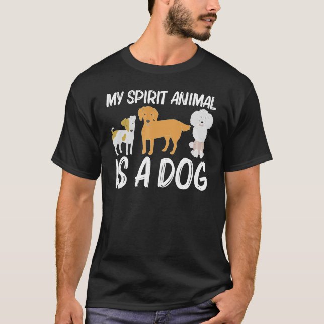 T-shirt Chien mignon Pour Hommes Femmes Chiot Animaux Anim (Devant)