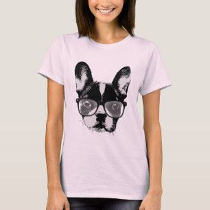 T-shirt Chien mignon ringard de bouledogue français