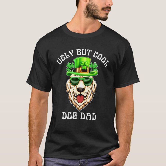 T-shirt Chien moche mais Cool papa mignon Golden Retriever (Devant)
