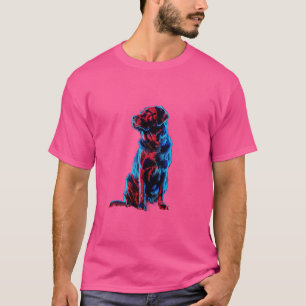 T-shirt Chien Motif Amoureux des animaux Forêt Animaux de 