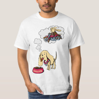 T-shirt Chien motocross