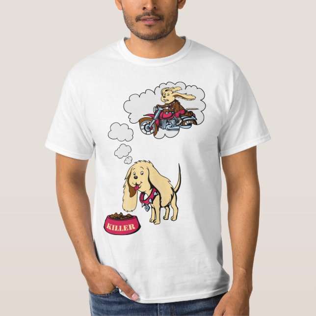 T-shirt Chien motocross (Devant)