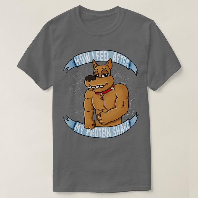 T-shirt Chien musculaire (Design devant)