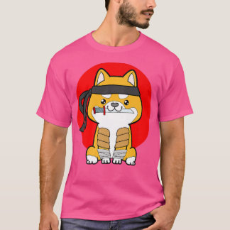 T-shirt Chien Ninja Bushido Ronin Japonais Samouraï (2)