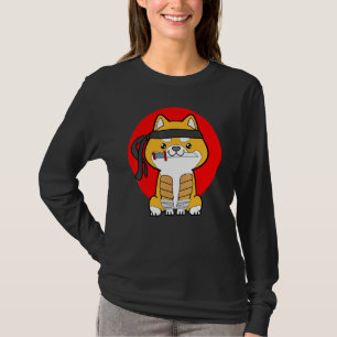 T-shirt Chien Ninja Bushido Ronin Japonais Samurai