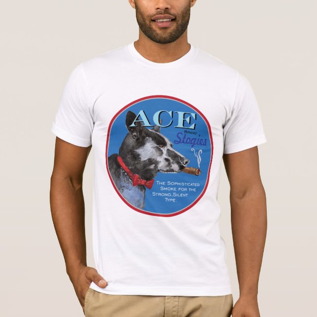 T-shirt Chien noir (Devant)
