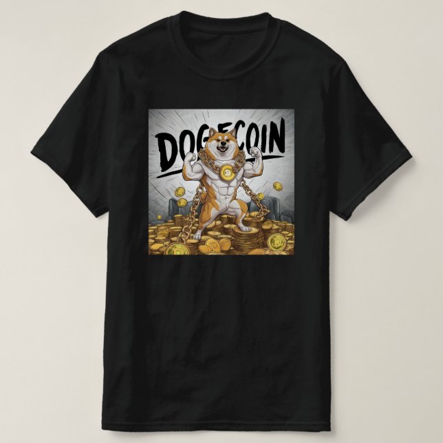 T-shirt Chien noir (Design devant)