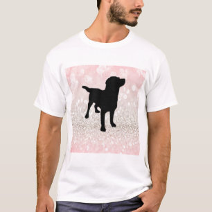 T-shirt Chien noir étincelant