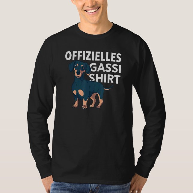 T-shirt Chien officiel de Dachshund (Devant)