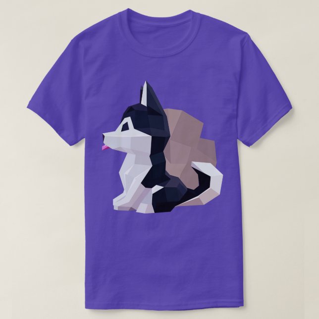 T-shirt Chien Origami (Design devant)