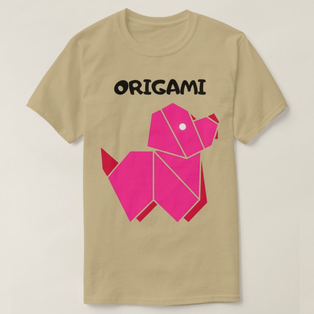 T-shirt Chien Origami 16 (Design devant)