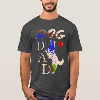 T-shirt Chien papa Amoureux des chiens amis garçon