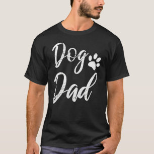 T-shirt Chien papa Chien Vintage Distressed Chien Paw 1