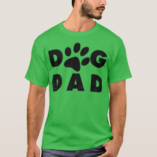 T-shirt Chien papa classique design paon cadeau