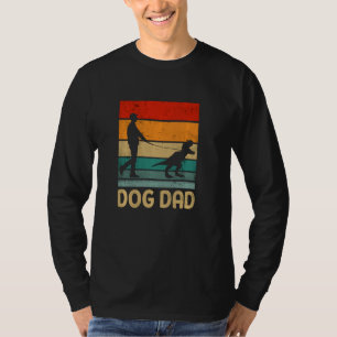 T-shirt Chien papa Dinosaur Chien Propriétaires Drôle Drôl