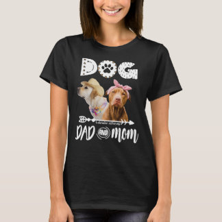 T-shirt Chien Papa Et Maman Labrador Retriever
