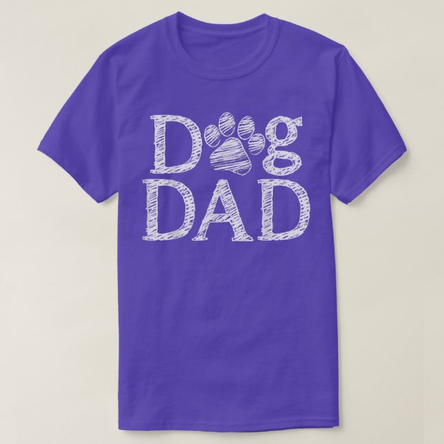T-shirt Chien Papa Graphic Père`s Day Cadeau Amoureux des  (Design devant)