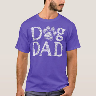 T-shirt Chien Papa Graphic Père`s Day Cadeau Amoureux des 