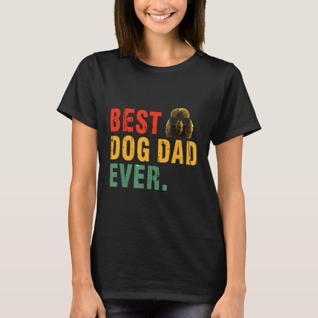 T-shirt Chien papa Jamais Poodle (Devant)