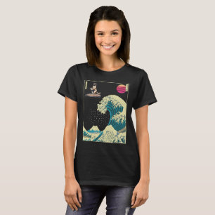 T-shirt Chien pasteur anatolien surfant sur une vague Kana