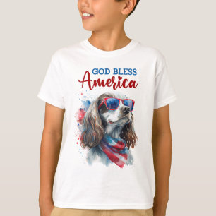 T-shirt Chien Patriote-Epagneul