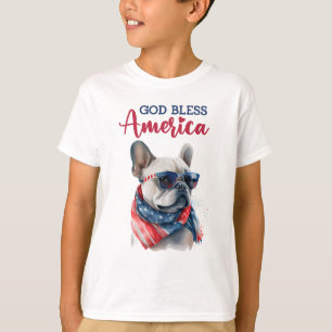 T-shirt Chien patriotique - Chien français