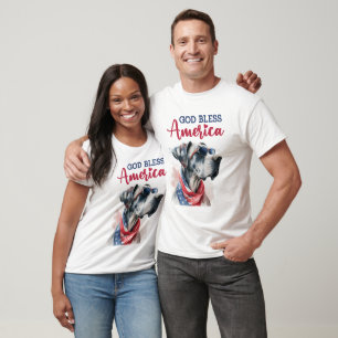 T-shirt Chien Patriotique-Dogue Allemand