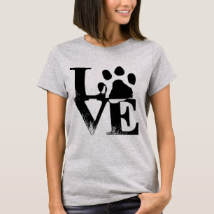 T-shirt Chien Paw LOVE