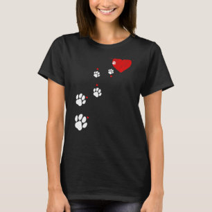 T-shirt Chien Paw Pour Propriétaires De Chiens Femmes Et H
