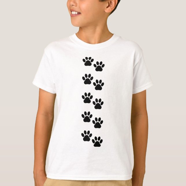 T-shirt Chien Paws, Chiot Paws, Animal Paks, Animal Paws,  (Devant)