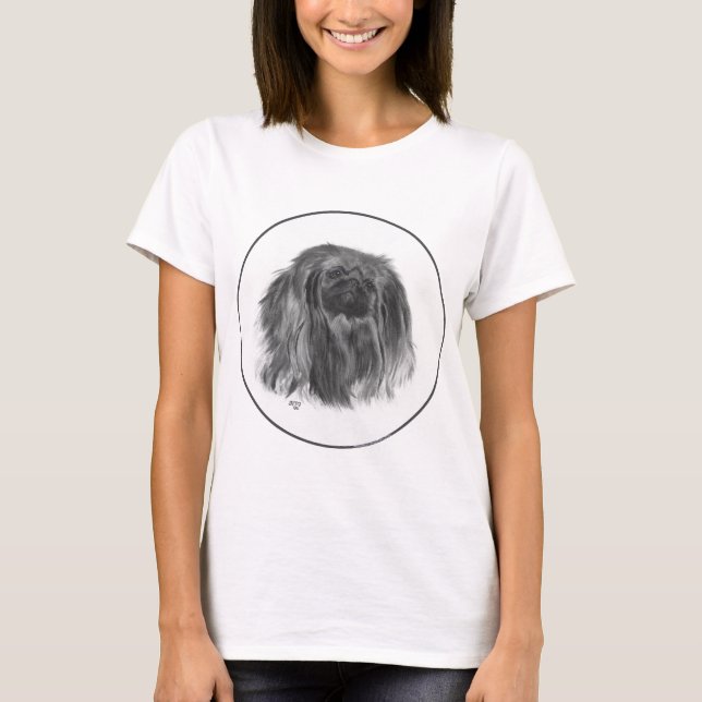 T-shirt Chien pekingese (Devant)